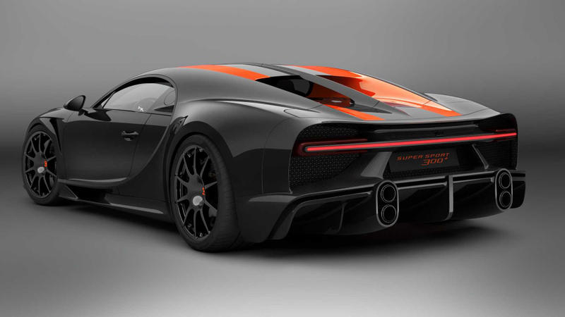 Illustration for article titled The Bugatti Chiron Super Sport 300+ Is A $4 Million Salute To Breaking The 300 MPH Barrier